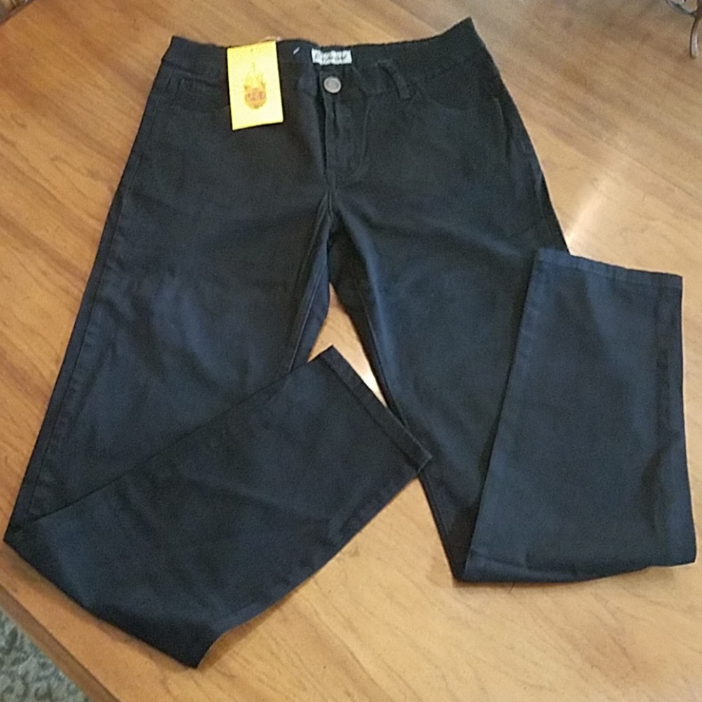 NWT Emperial black denim 5 pocket jeans